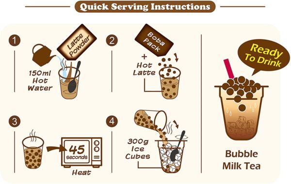 Bubble Tea Serving Instructions