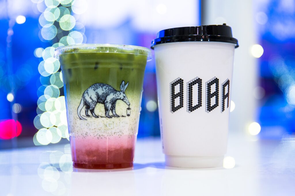 Bubble tea cup variety