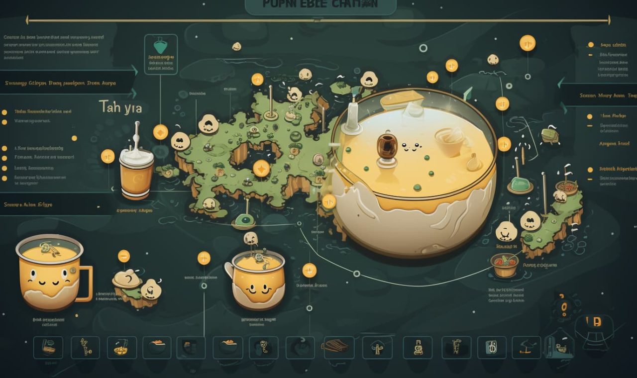 Bubble tea game interface map